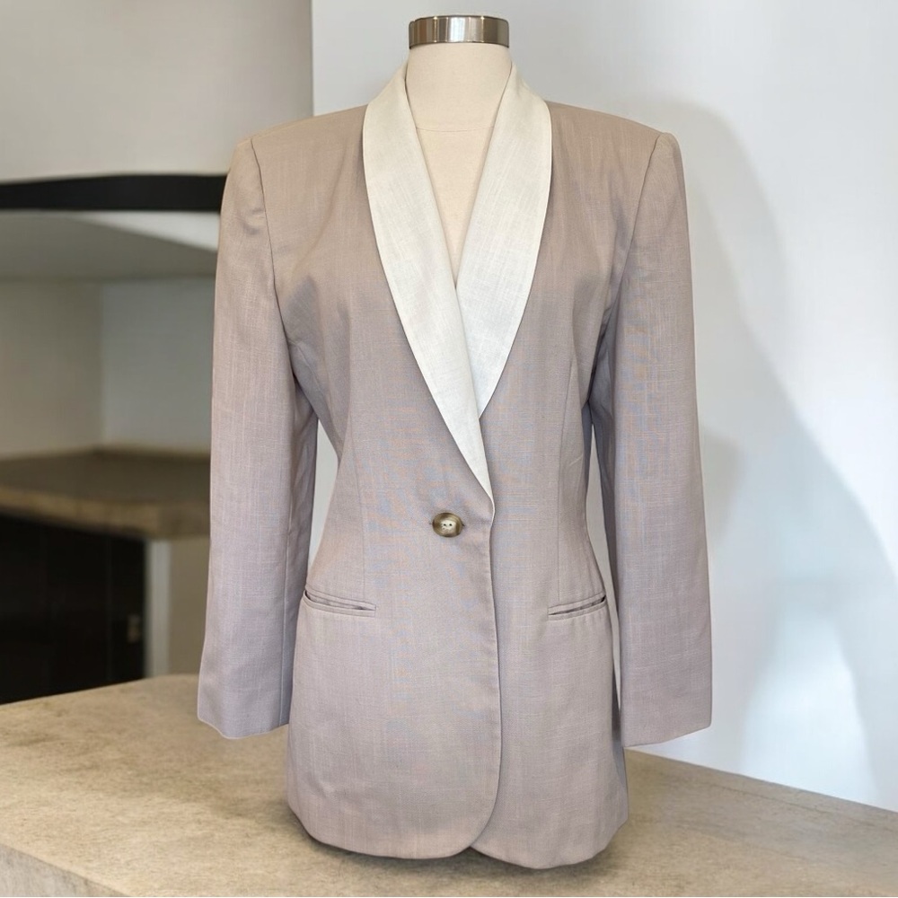 Vintage Two Toned Neutral Blazer